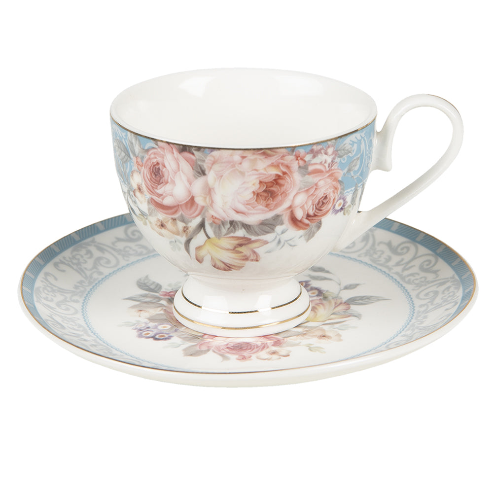 Tasse et soucoupe en porcelaine 220 ml