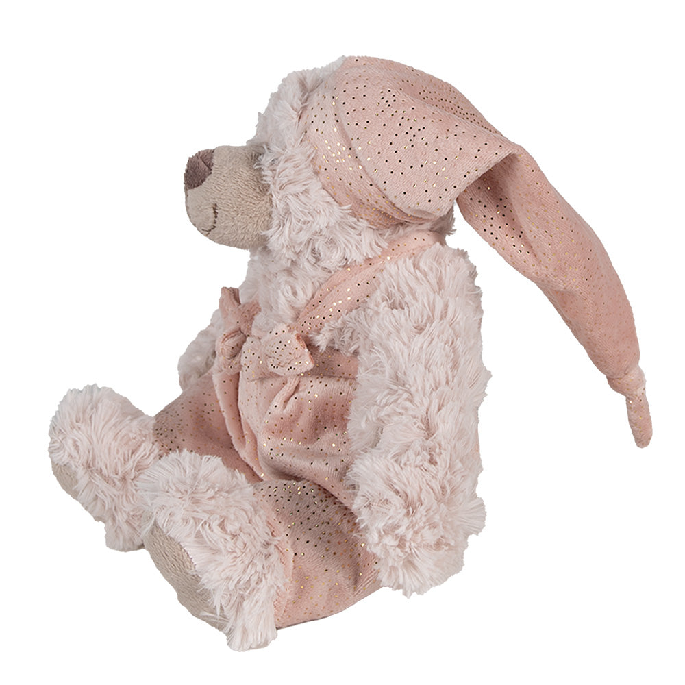 Peluche Ours Rose 22 cm